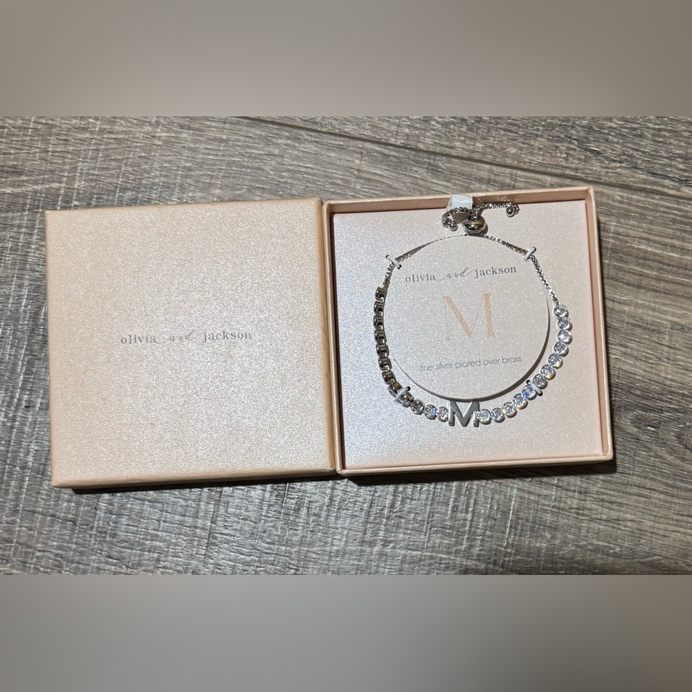 Silver Bracelet with Charms